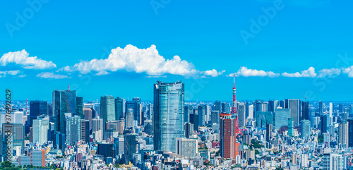 東京都市景観 ~ Tokyo cityscape, a view of Tokyo's skyscrapers from Shibuya ~ photo