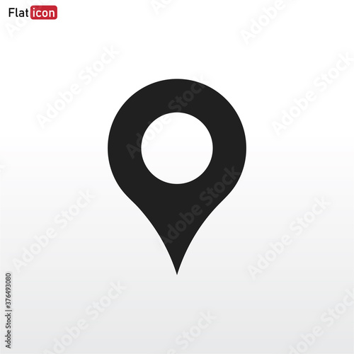 Location icon vectorr . Map Pin sign
