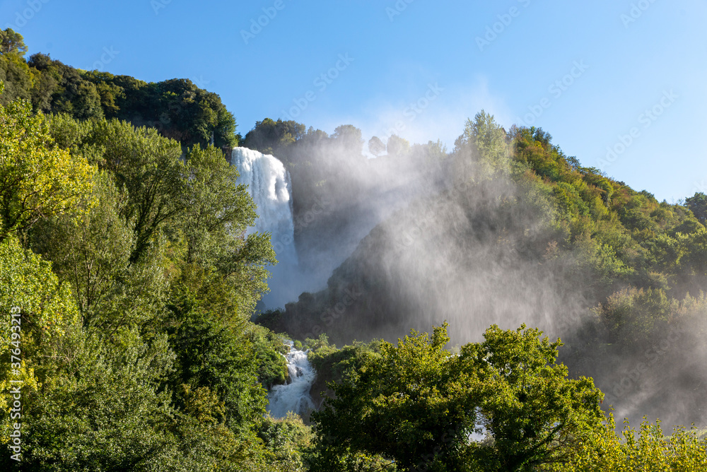 waterfall of marmore in terni