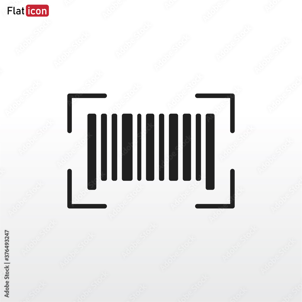 Bar Code icon vector . Barcode sign Bar Code icon vector . Barcode sign