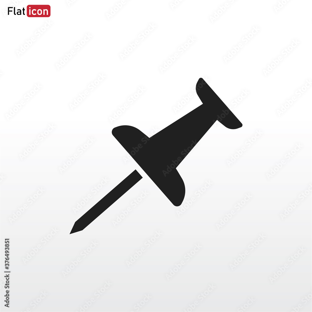 Push Pin icon vector eps 10
