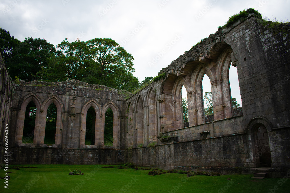 Castle wall ruins