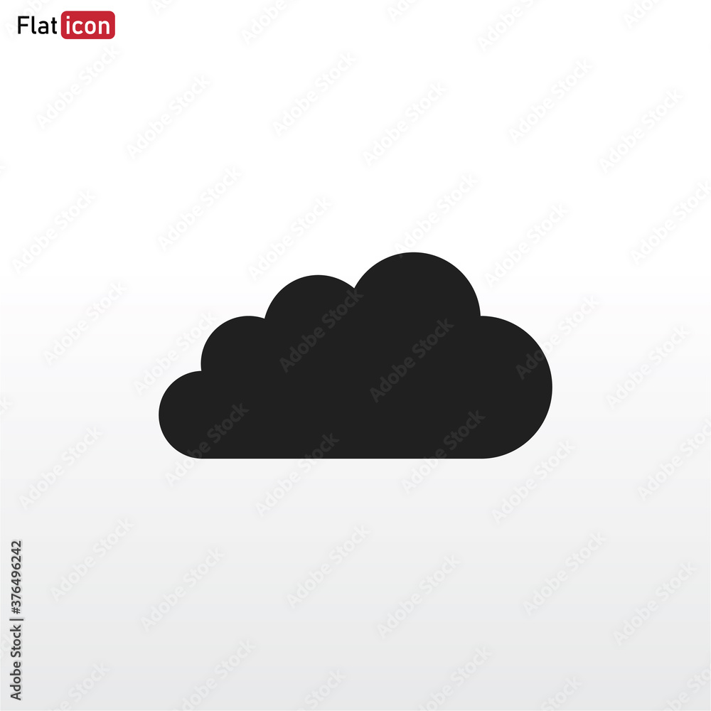 Cloud icon vector . Weather sign Cloud icon vector . Weather sign