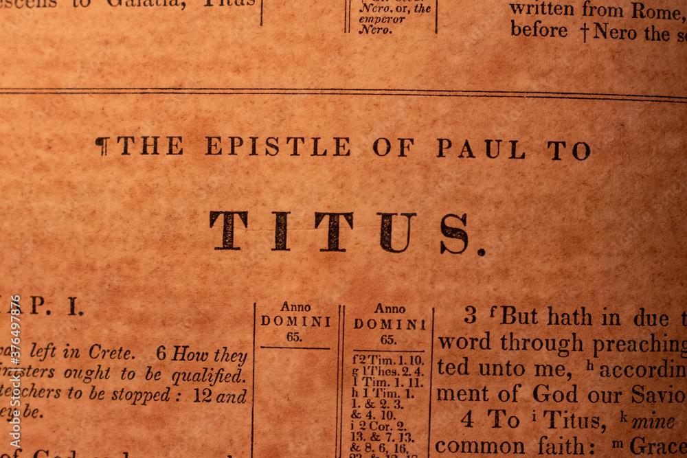 Titus Stock Photo | Adobe Stock