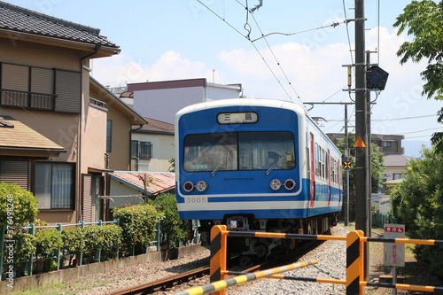 三島市内を走る伊豆箱根鉄道駿豆線3000系車両