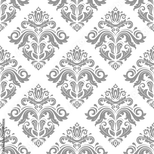 Classic seamless pattern. Damask orient ornament. Classic vintage light background. Orient ornament for fabric, wallpaper and packaging