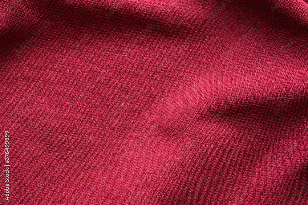Red clothing fabric texture pattern background Red clothing fabric texture pattern background