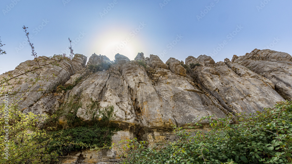 Fototapeta premium The torcal of antequera in Malaga
