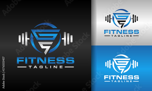 fitness letter GS logo