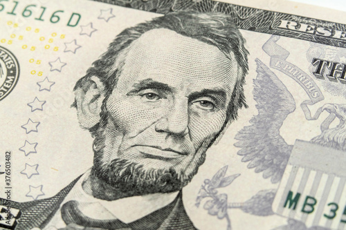 Macro view of Abraham Linco...