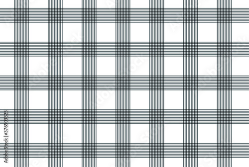 Vector Scottish check pattern. Vector tableware pattern.  Check black pattern. 