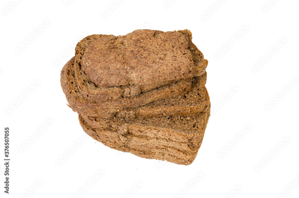 yeast-free bread isolated on white background yeast-free bread isolated on white background
