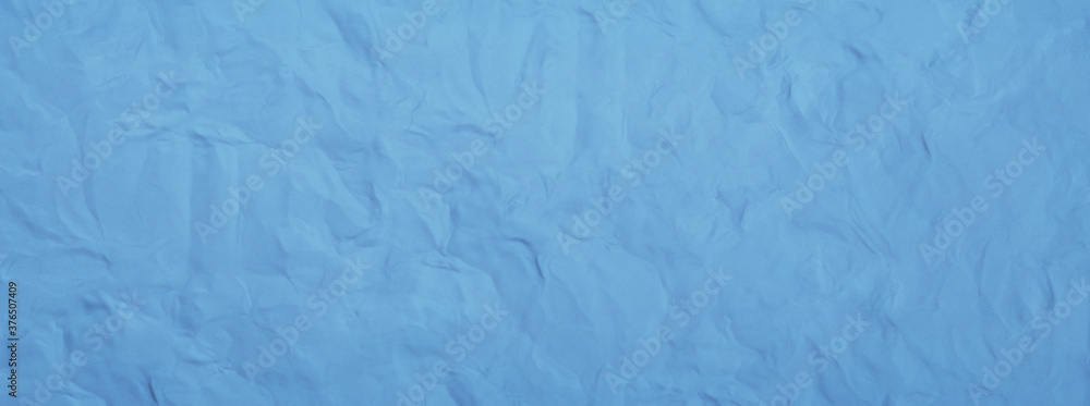 Wrinkled light blue tissue paper background