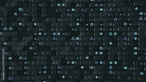Wall of cubes and random sy...