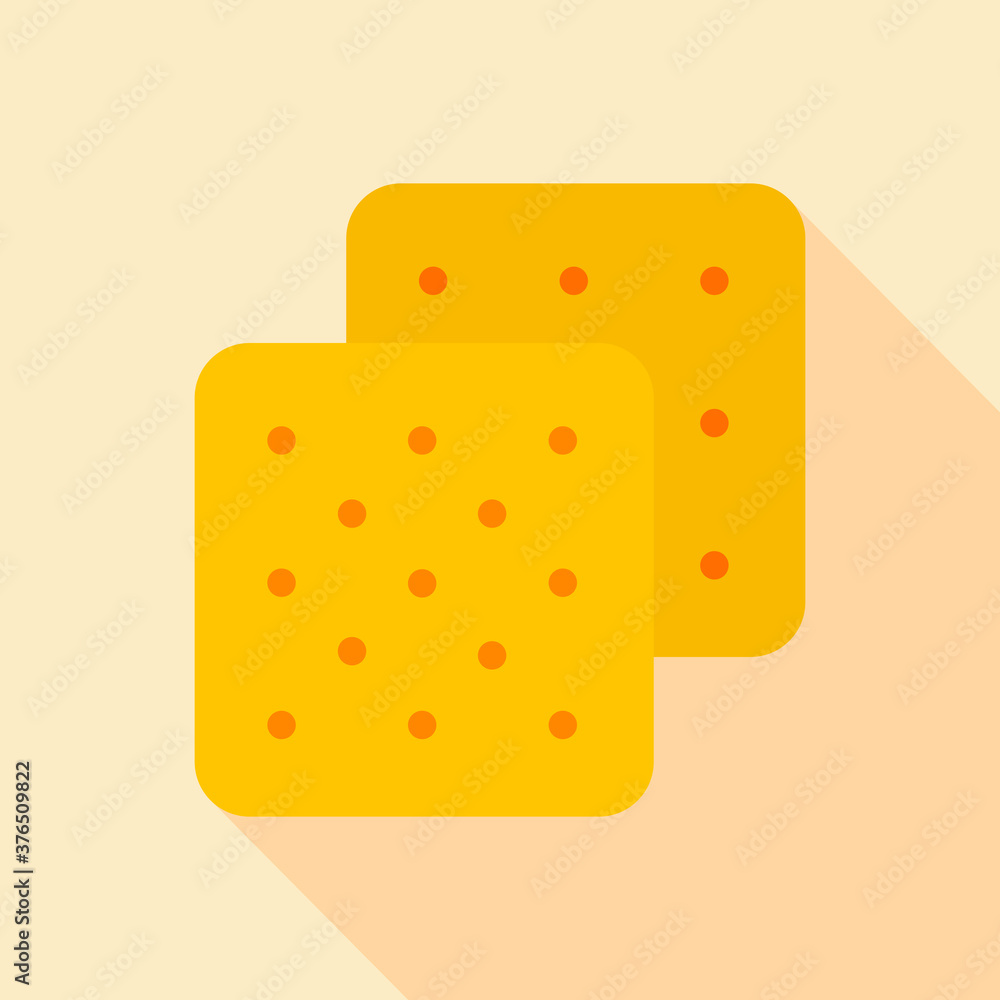 Cookie vector icon. Fast food sign Cookie vector icon. Fast food sign