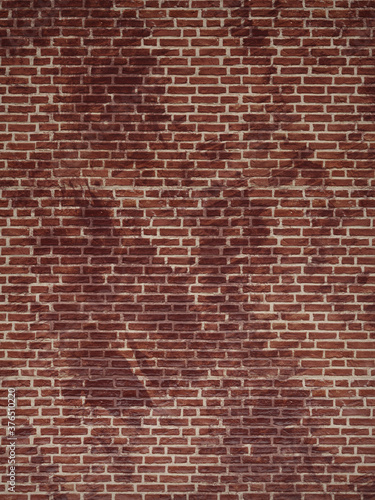 Burnt or dilapidated bricks background