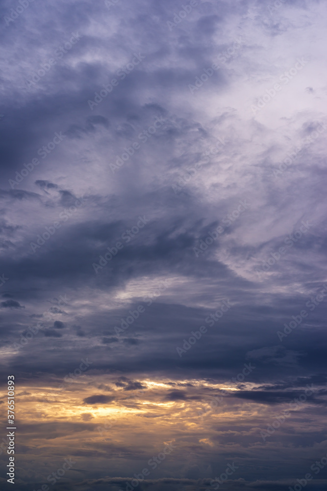 Abstract and pattern, of cloud storm and sky background
