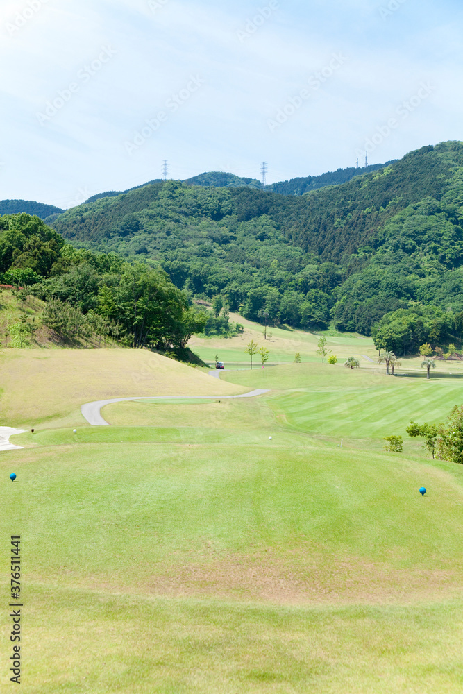 Obraz premium ゴルフ場の景観