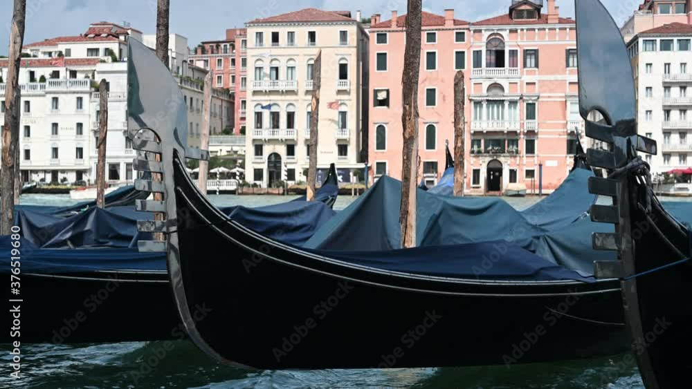 Venice, Italy - Historic buildings between the canals of the lagoon city Venice, Italy - Historic buildings between the canals of the lagoon city
