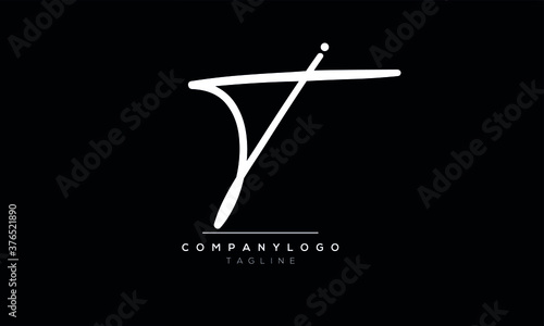  Alphabet letters Initials Monogram logo Ti,iT,T and i