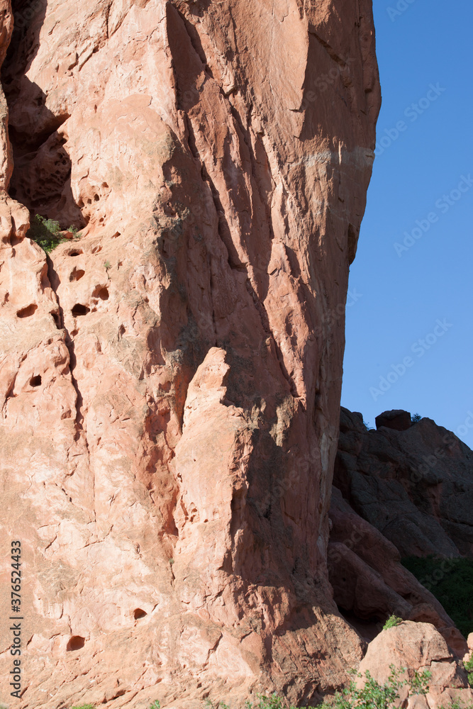 Rock formations from the Garden of the Gods