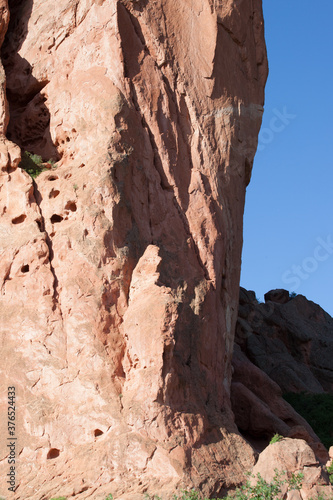 Rock formations from the Garden of the Gods