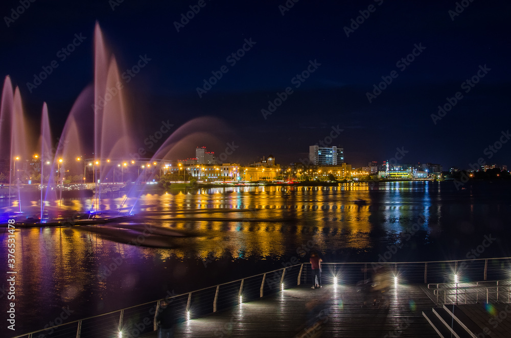 Fototapeta premium Kaban lake embankment. Kazan, Tatarstan