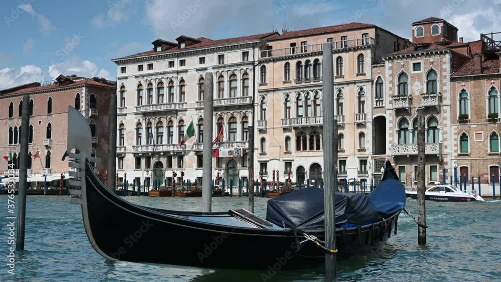 Venice, Italy - Historic buildings between the canals of the lagoon city Venice, Italy - Historic buildings between the canals of the lagoon city