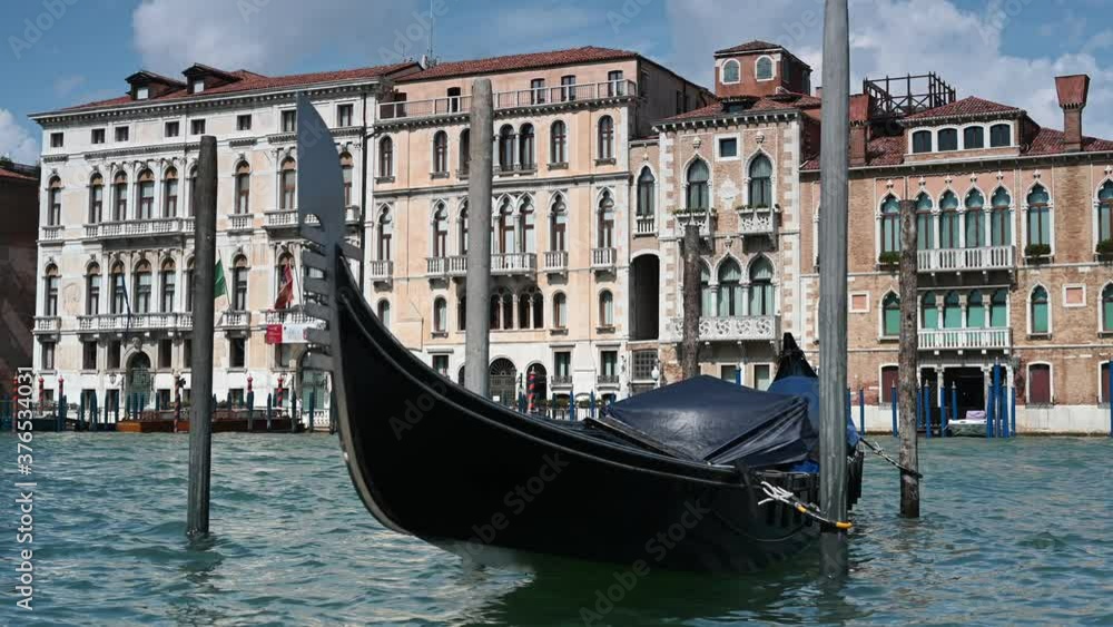 Venice, Italy - Historic buildings between the canals of the lagoon city Venice, Italy - Historic buildings between the canals of the lagoon city