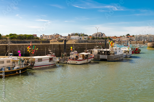 Saint-Gilles-Croix-de-Vie, typical harbor in Vendée