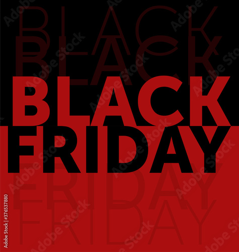 Black Friday sale banner, advertising, vector illustration. black friday for your business, shops.