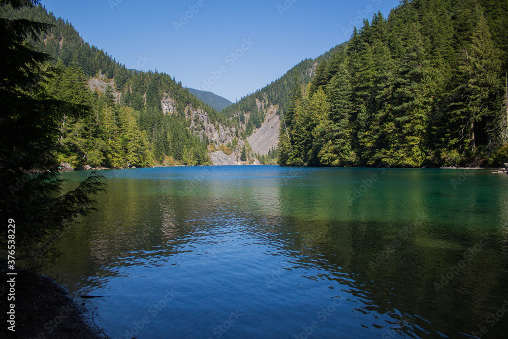Lindeman Lake's Beautiful Green and Blue Hues, 20% First Lake