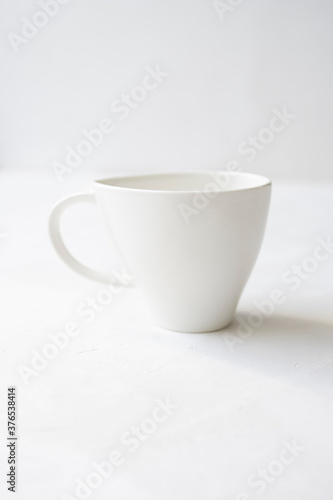 Empty Coffee cup on a white background