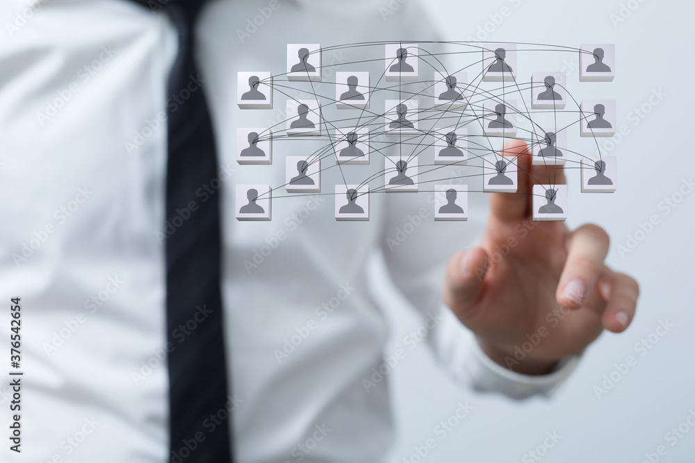 organization chart team concept networking group organization chart team concept networking group