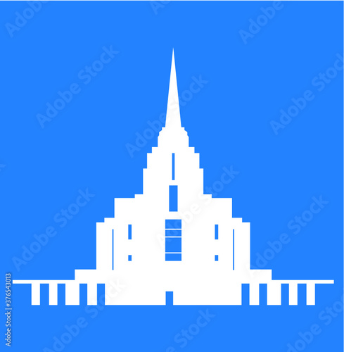 Mormon temple, Idaho