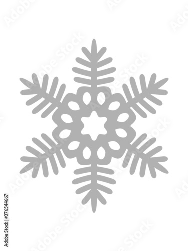 Schneestern Schneeflocke Design 