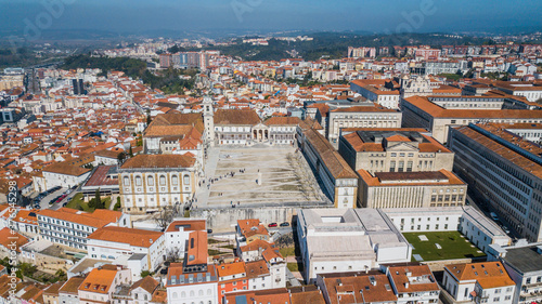 Aerial view of the University of Coimbra, Portugal