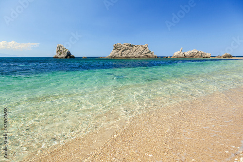 Beach of Artolithia, in Preveza region, Epirus, Greece, Europe.