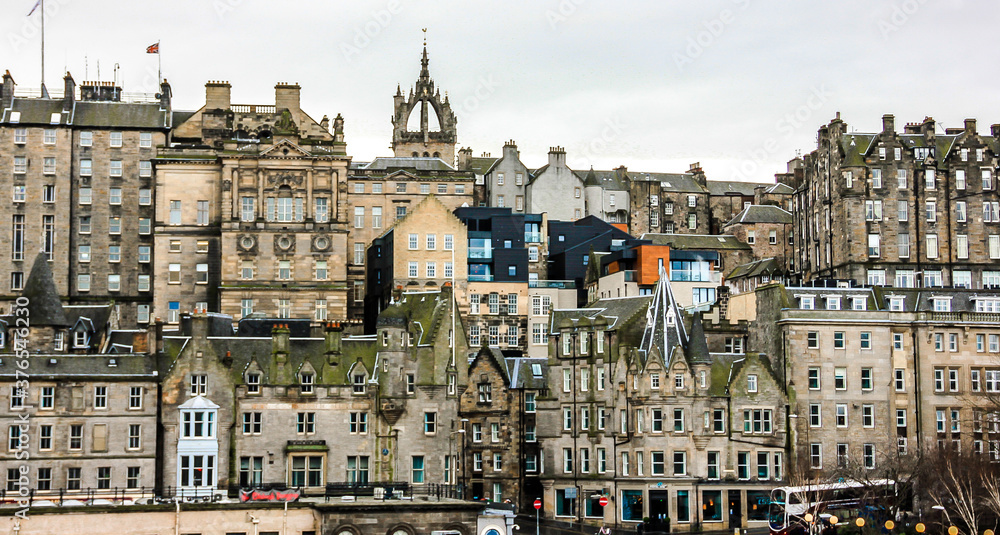 Edinburgh, Scotland. architecture of the city.