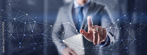 Abstract background image of lines and dots on provider center background.