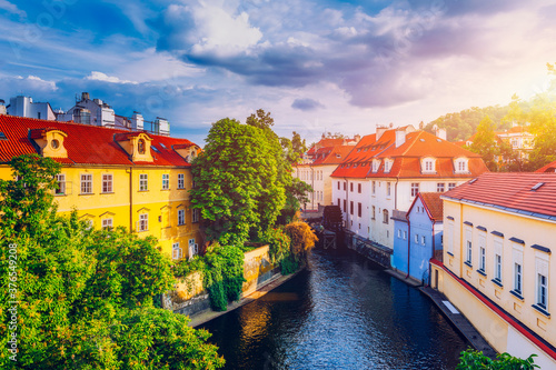Photography Certovka (Devil's Canal), sometimes also called little Prague Venice
