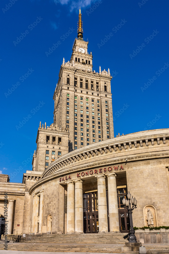 Palace of Culture and Science. Warsaw. Poland.