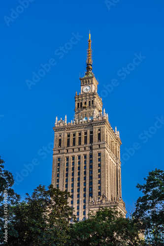 Palace of Culture and Science. Warsaw. Poland.