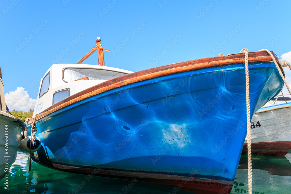 Blue Fishing Boat