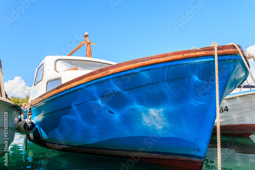 Blue Fishing Boat