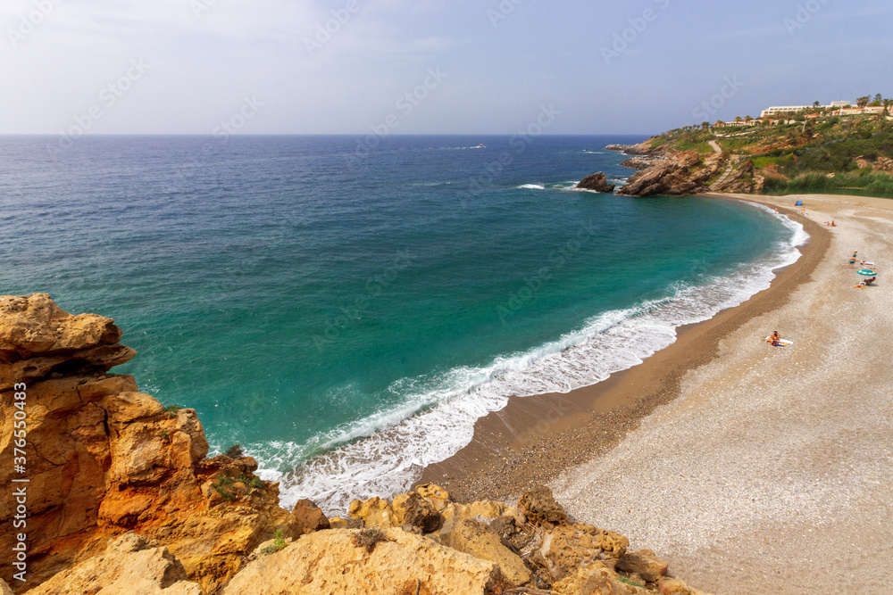 Beach of Geropotamos, in Rethymno region, Crete island, Greece, Europe.
