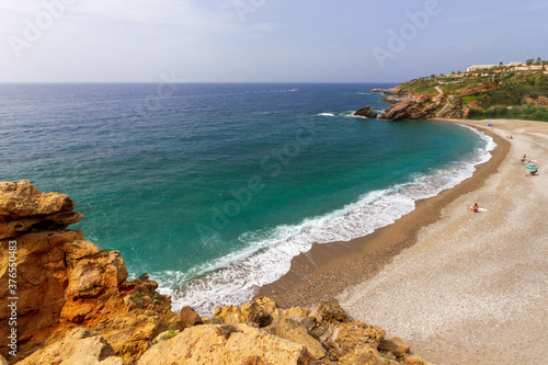 Beach of Geropotamos, in Rethymno region, Crete island, Greece, Europe.