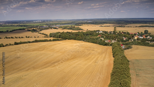 Uckermark. Impressionen. Polnische Landschaft bei Schwedt.