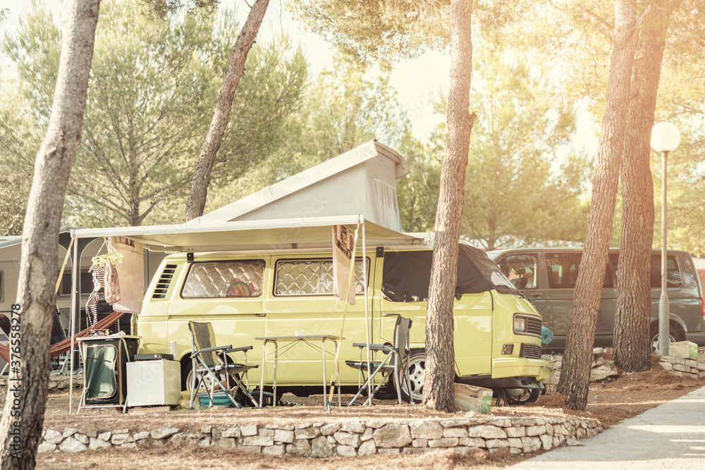 Fototapeta premium Perfect campsite