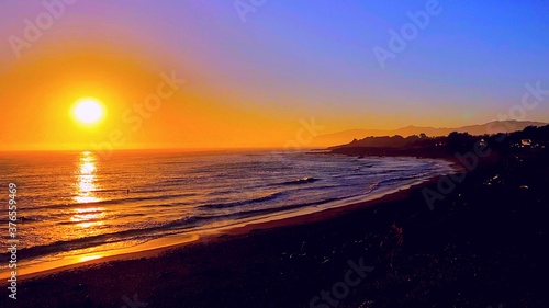 sunset on the beach © Megan Wood